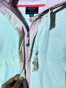 American eagle Pastel Color Block Hooded Jacket