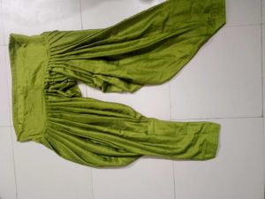 vintage Y2K Green Kurta with Salwar and Dupatta