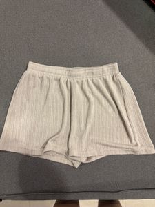 Cozy Ribbed Lounge Shorts