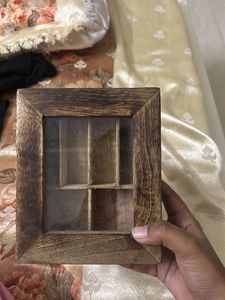 Wooden organizer jewellery box