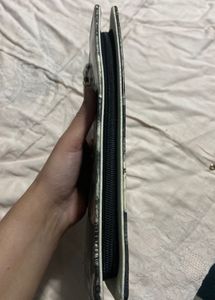 Eiffel Tower Print Wallet Clutch