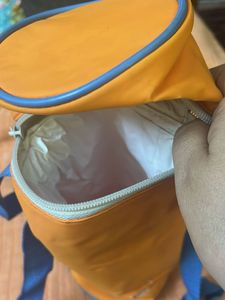 Orange &amp; Blue Insulated Bag for cold and hot drink