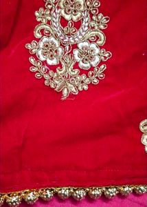 Red Embroidered Lehenga Choli