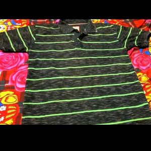 Men's Striped Polo T-Shirt