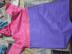 Cute Pink &amp; Purple Raincoat for 5-7 years