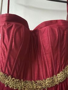 Elegant Red Evening Gown