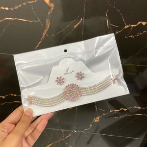 White Pearl Necklace Set (Pack Of 1)