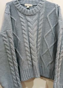 H&amp;M Blue Knit Sweater