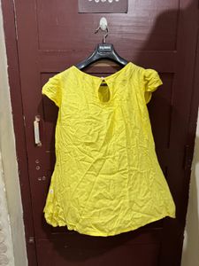 Yellow Textured feeding top
