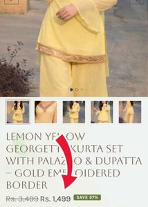 Elegant Yellow Kurta Set with Dupatta