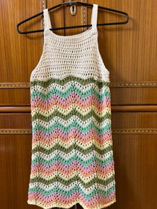 Boho Crochet Chevron top