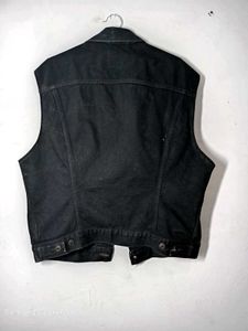 Levi's Black Denim Vest
