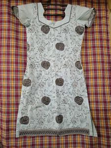 Floral Salwar Kameez with Dupatta