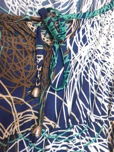 Vibrant Electro Print Dress