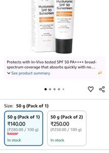 Daily Science Hyaluronic SPF 50 Sunscreen