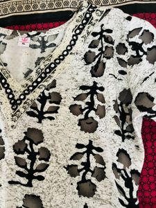 Elegant Printed Cotton Kurta