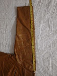 Brown Faux Leather Jacket