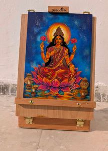 Vibrant Goddess Lakshmi Painting