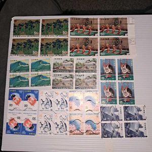 36 JAPAN stamps