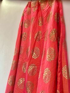 Beautiful Coral Ethnic Skirt