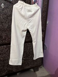 Cream Relaxed Fit Sweatpants