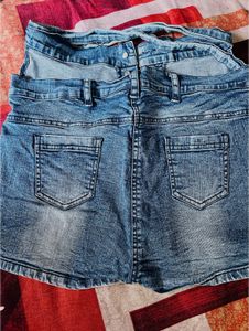 Denim High Waist Shorts