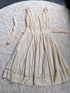 vintage Boho Cream Sundress