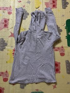 Grey Hoodie with Black Graphic