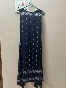 Navy blue long Kurta, backside 2nd,3rd,4th