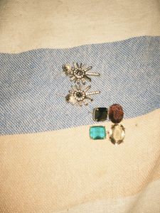 Korean Statement Earrings Bundle – 2 Pairs ✨