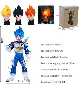 Vegeta with 4 Interchangable Heads Battle Mode A.F