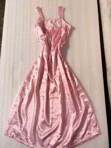 Pink Satin Nightdress