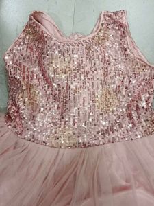 Pink Sequin Party Dress