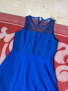 Stunning Blue High-Low Dress
