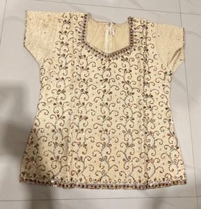 Stunning Sequin top and skirt with dupatta