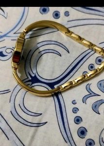 Elegant Gold Timex Women's Watch