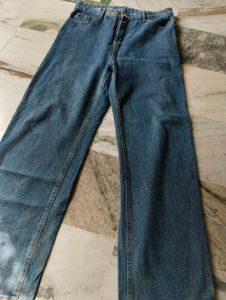 Classic Blue Wide Leg Jeans
