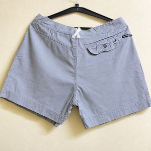 Women's Grey Casual Shorts