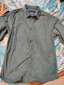 Men's Green Corduroy Shirt