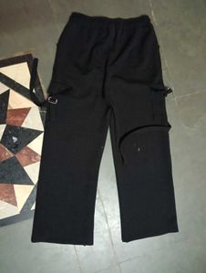 Black Wide Leg Sweatpants