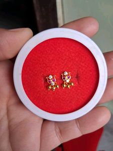 beautiful New earrings gold