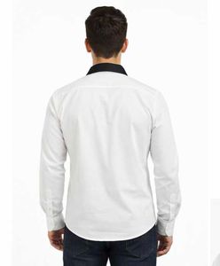 White Designer Shirt | LV Style Print | Premium Lo