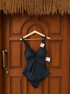 Classic Black Polka Dot Swimsuit