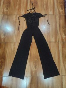 Elegant Black Lace Jumpsuit