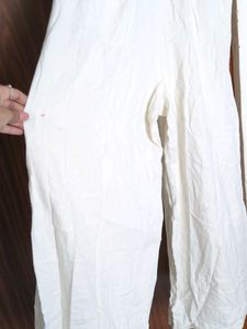 Bohemian Style White Palazzo Set
