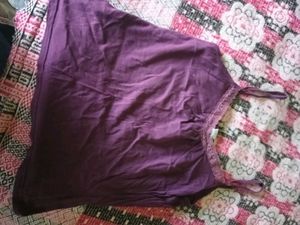 Purple Camisole and slips