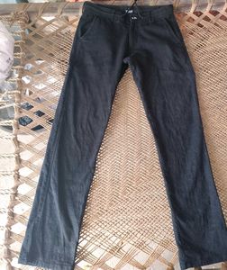 Men's Black Casual Trousers
