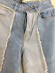 Patchwork Denim Jeans