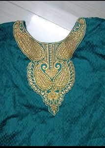 Beautiful Teal Anarkali Kurta