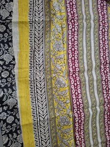 Black &amp; Yellow Saree